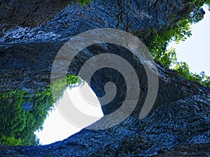 The Natural Bridge in Rockbridge County, Virginia, once owned by Thomas Jefferson photo