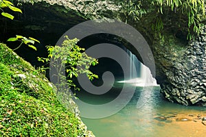 Natural Bridge Waterfall