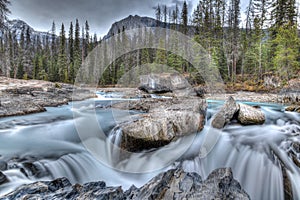 Natural Bridge at Yoho National Park in British Columbia