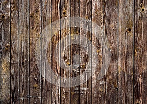 Natural brown barn wood wall. Wall texture background pattern.