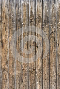 Natural brown barn wood wall. Wall texture background pattern.