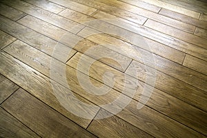 Natural brown texture wooden parquet floor boards