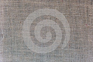 Natural burlap fabric texture background. Natural material with a coarse woven for decoration
