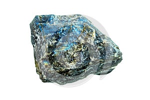 Blue agate specimen