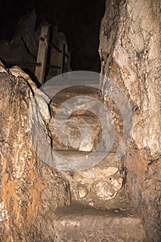 Natural Cave Stairway