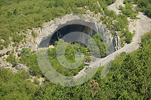 Natural Cavity On Slope Of Vrachanski Mountains, Bulgaria