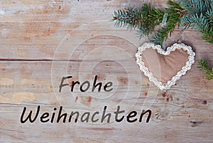 Natural Christmas greetings in german - Frohe Weihnachten
