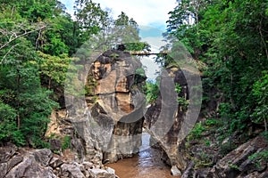 Natural cliffs in thailand