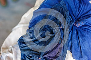 Natural Cloth Dyeing,Process dye fabric indigo color