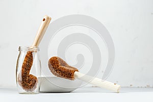 Natural Coconut Bristle Brush for Dish Washing