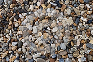 Natural color pebble stone background