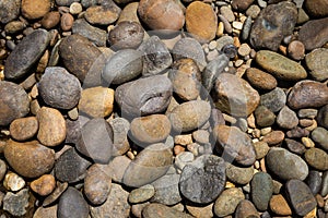 Natural color of river stone background