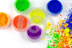 Natural colored pigment powder.