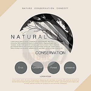 Natural conserve concept