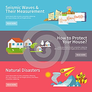 Natural Disaster Banners