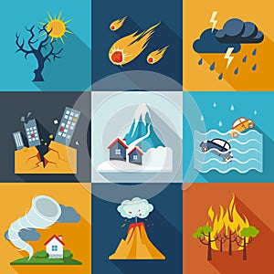 Natural Disaster Icons