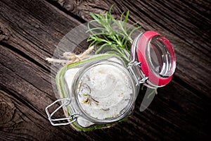 Natural diy crystal bath salt