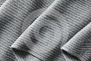 Natural draped knitted texture