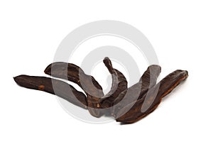 Natural dry carob photo