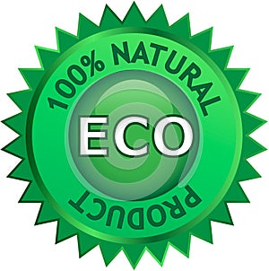 Natural Eco product label