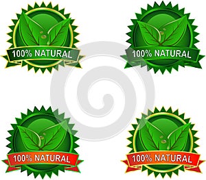 Natural Eco product labels