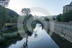 Natural environment of the town of Ripoll in Girona