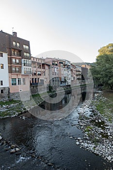 Natural environment of the town of Ripoll in Girona