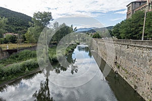 Natural environment of the town of Ripoll in Girona