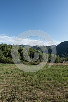 Natural environment of the town of Ripoll in Girona