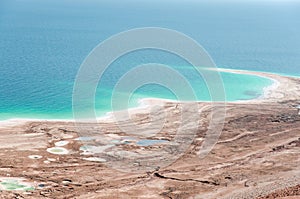 Natural environmental disaster on Dead Sea shores