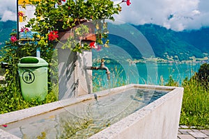 Natural faucet on the way to Interlaken town