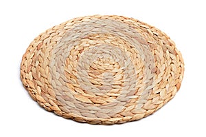 Natural fibers braided trivet mat