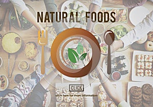 Natural Foods Eat Well Good Conservation Diner Concept