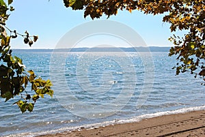 Natural frame on Lake Bracciano