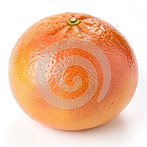 Natural and Fresh Grapefruit on White Background photo
