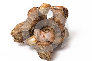 Natural galangal rhizomes in indonesia called lengkuas or laos are used in traditional asian cuisines,