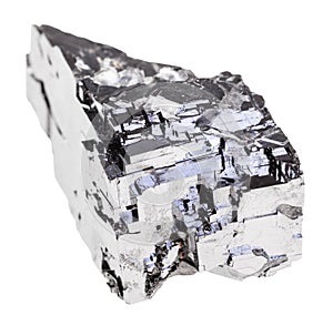 Natural Galena stone isolated