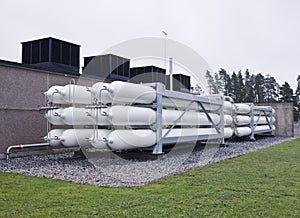 Natural gas containers