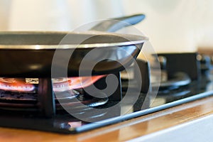 Natural gas cooker photo