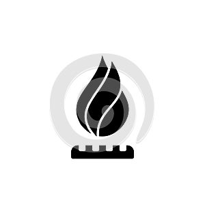 Natural Gas Icon or sign