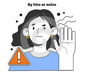 Natural gas leakage detection by hiss or noise. Pipeline defect tracking.