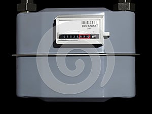Natural gas meter photo
