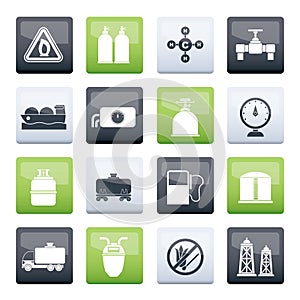 Natural gas objects and icons