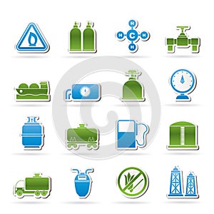 Natural gas objects and icons