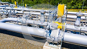 Natural gas pipeline from Russia to European Union.