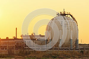 Natural Gas storage tanks
