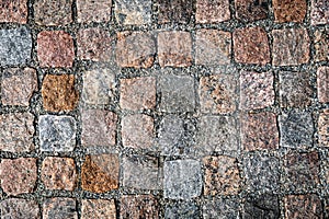 natural granite cobblestone texture