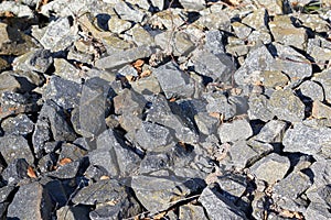 Natural grey stones for background