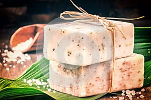 Natural handmade soap bars