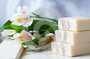 Natural Handmade Soap. Spa.